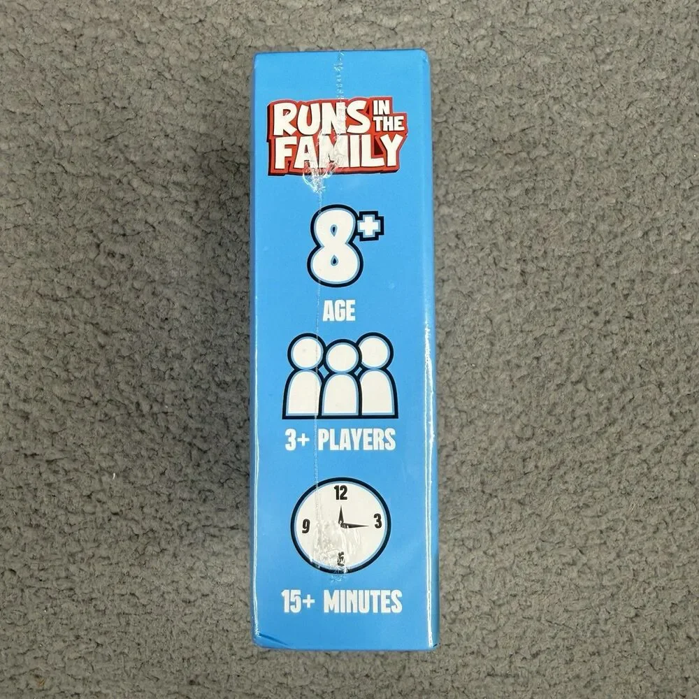 Runs In The Family Board‎ Game New Sealed Family Night Party Ages 8+ 3+ Players